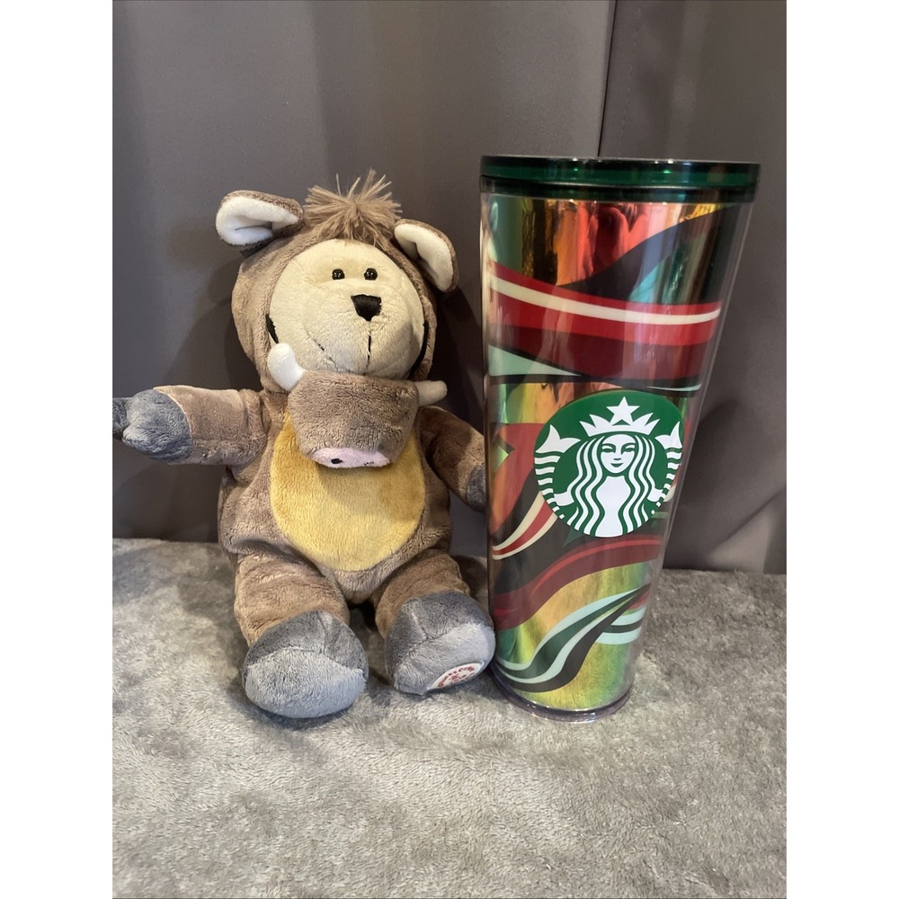 Starbucks Japan⭐️Bearista 2019 Holiday Bearista wild boar/Zodiac / 24 Oz Tumbler